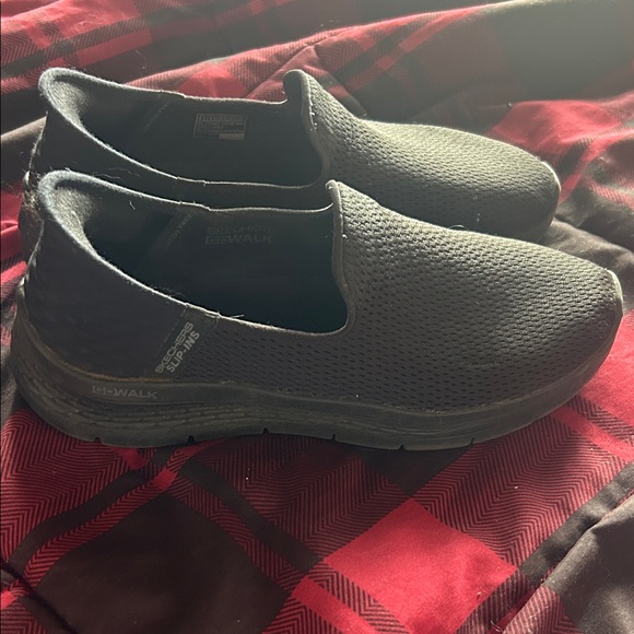 Skechers Women's Black Slip-On Loafers - Picture 7 of 7